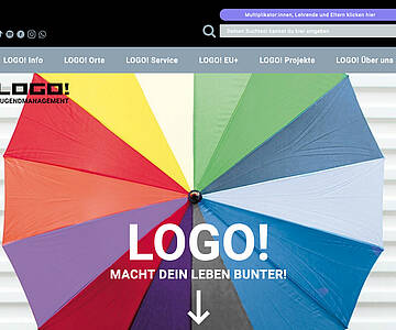 Webschmiede Referenz - LOGO! Jugendmanagement - Screenshot