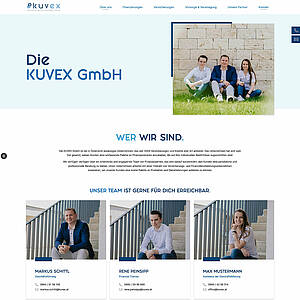 Webschmiede Referenz: Kuvex GmbH Bild 2