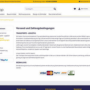 Webschmiede Referenz: ifAntik Webhop Bild 4