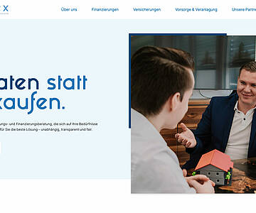Webschmiede Referenz - Kuvex GmbH - Screenshot
