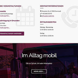 Webschmiede Referenz: Mobilitätszentrale Burgenland Bild 4