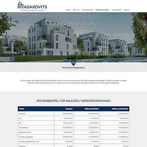Webschmiede Referenz: Radakovits Immobilienmanagement Bild 4