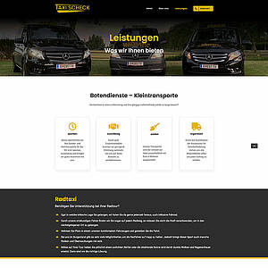 Webschmiede Referenz: Taxi Scheck Bild 3