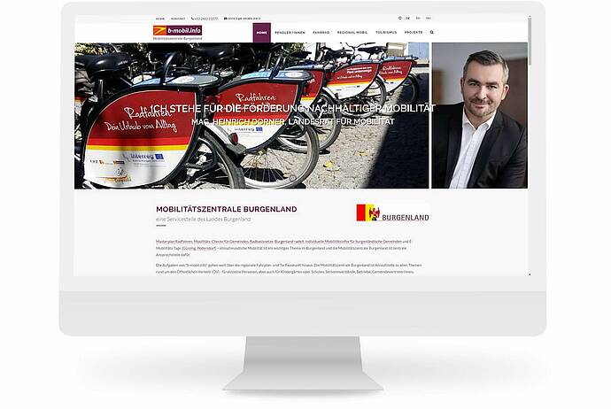 Webschmiede Referenz: Mobilitätszentrale Burgenland