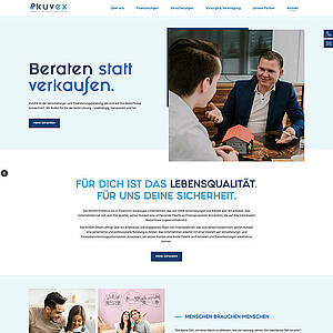 Webschmiede Referenz: Kuvex GmbH Bild 1