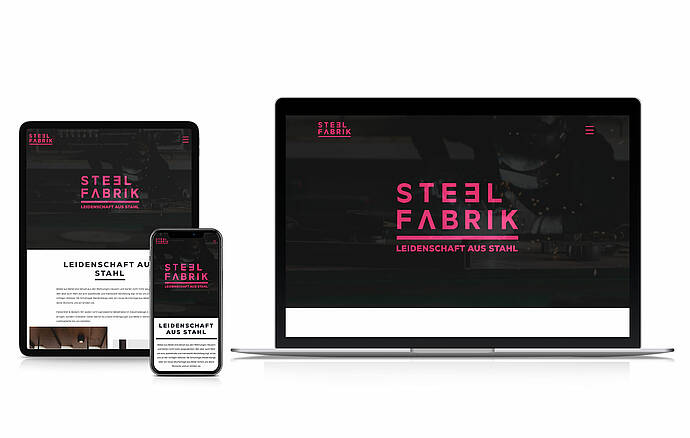 Webschmiede Referenz: Steelfabrik