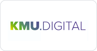 Logo von KMU.DIGITAL, einem Projektpartner der Webschmiede für digitale Lösungen und SEO in Oberwart, Burgenland.