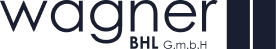 Logo der Wagner BHL GmbH in dunkelblau, ein Projekt der Webschmiede, WordPress Agentur aus Oberwart.